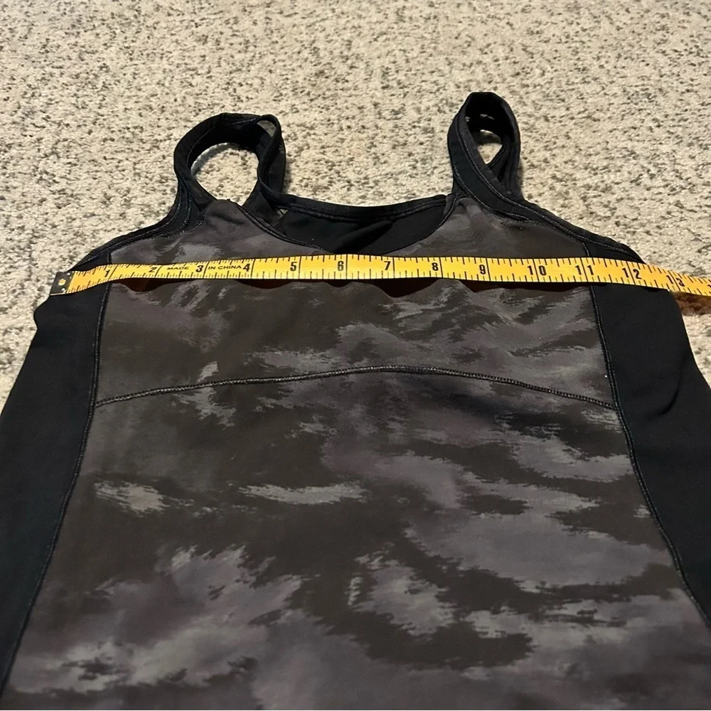 Alo Yoga Black & Gray Camo Athletic Tank Top Size Small